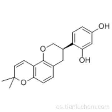 1,3-bencenodiol, 4- (3,4-dihidro-8,8-dimetil-2H, 8H-benzo (1,2-b: 3,4-b &#39;) dipiran-3-il) -, (57194208) , R) - CAS 59870-68-7